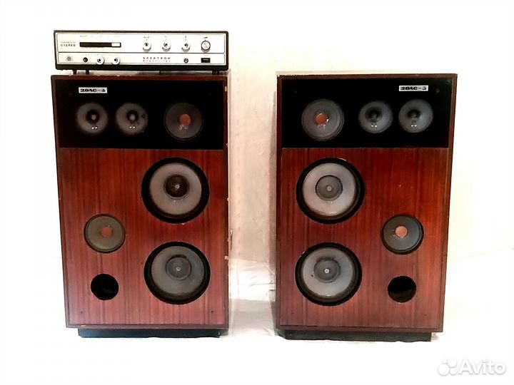 Усилитель Электрон 104 + Колонки