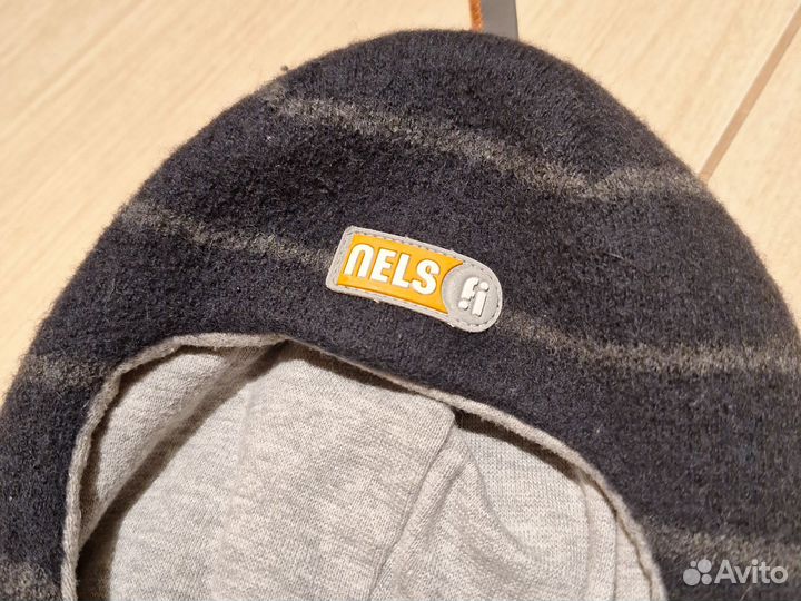 Зимняя шапка шлем Nels 48 50 шерсть 100