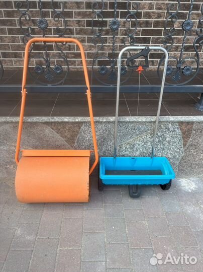 Аренда сеялки для газона и катка