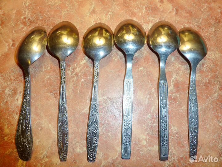 Нержавейка-столовые,чайные ложки,ножи,мельхиор-3