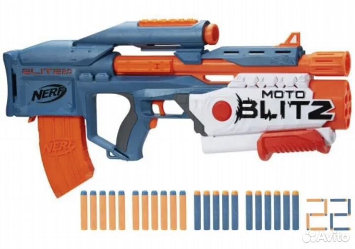 Nerf Бластер Hasbro Nerf Elite 2.0 Motoblitz