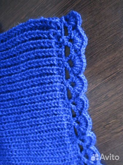 Вязаный шарф ручной работы