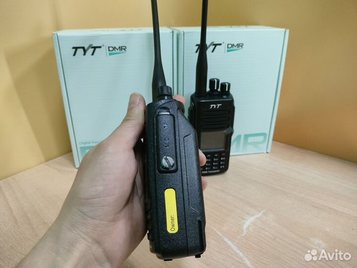 Две рации TYT MD-UV390 AES-256 10 Bатт 3600 мАч