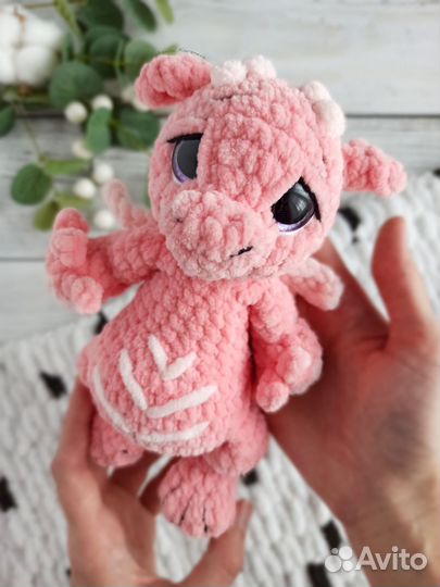 Вязаные игрушки дракон