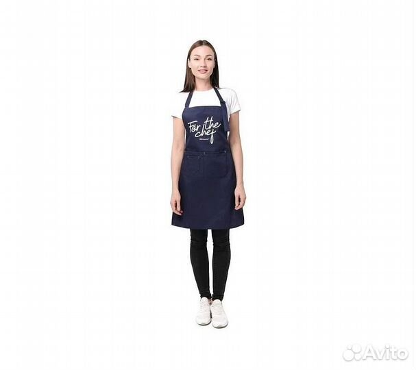 Фартук кухонный Home One саржа темно-синий