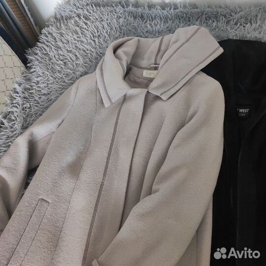 Куртка женская кожаная, пальто, плащ. Лот 52-54