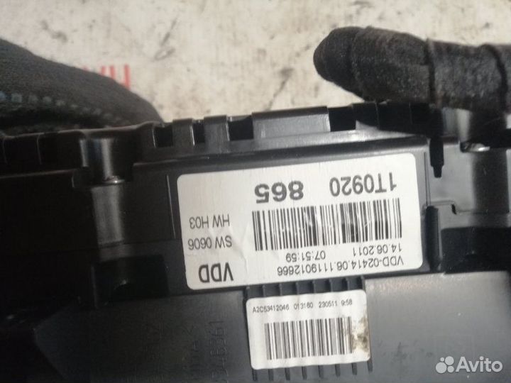 Щиток приборов Volkswagen Touran 1T CAV 2012