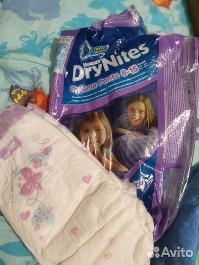 Памперсы для 8-15 лет для девочек