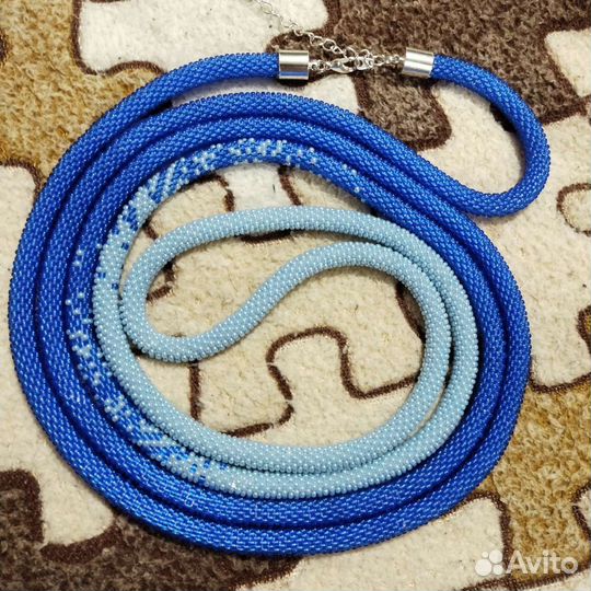 Лариат из бисера