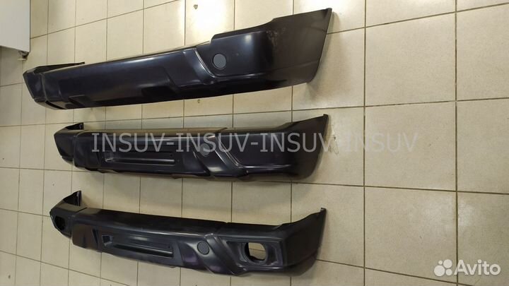 Бампер Нива Урбан передний под противотуманки