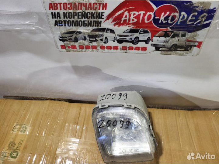 Фонарь противотуманный передний левый Hyundai