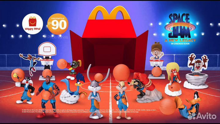 Серия Космический Джем из Макдональдса