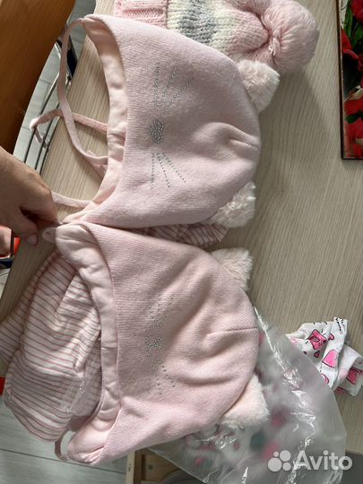 Шапочки весна-осень на малыша