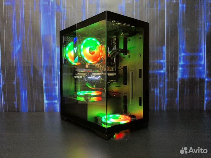 Мощный игровой компьютер intel 2680 V3+4060 RTX