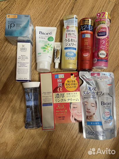 Sofina, Payot, Biore, Kiehl's, Hada Labo