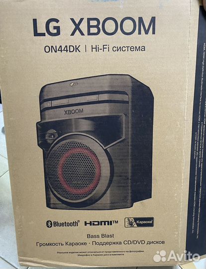 Портативная мини-система LG X-BooM ON44DK