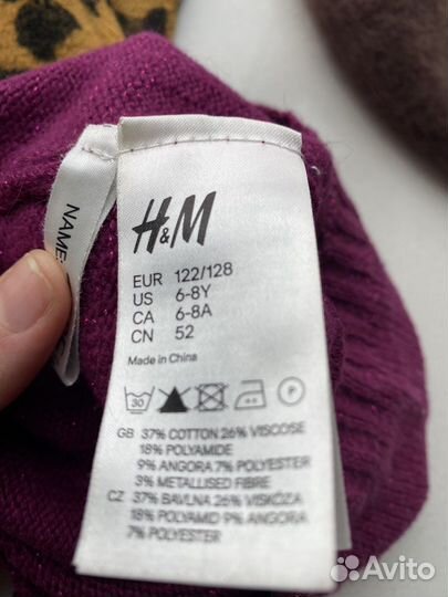 Шапки и берет на весну девочке H&M