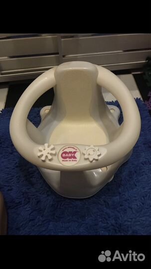 Стульчик для купания с термометром