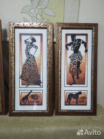 Картины, вышитые крестом 