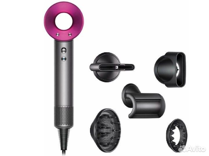 Фен Dyson Supersonic HD08 Iron/Fuchsia. Оригинал