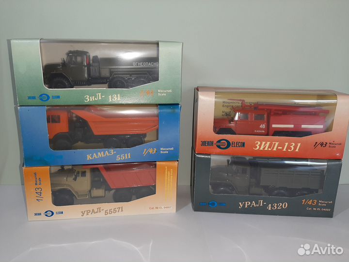 Масштабные модели грузовиков Элекон 1:43