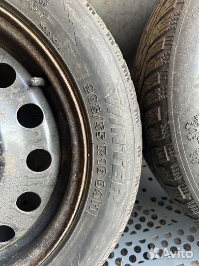 Колеса в сборе r16 зимние