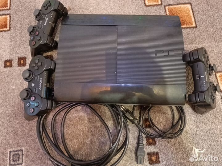 Игровая приставка ps3 slim прошитая