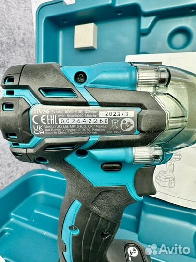 Гайковерт ударный makita dtw 285 z новый