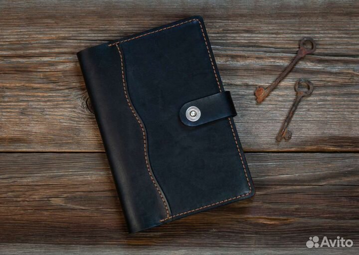 Ежедневник с кожаной обложкой А5