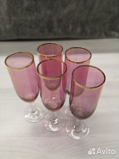 Хрустальные бокалы СССР