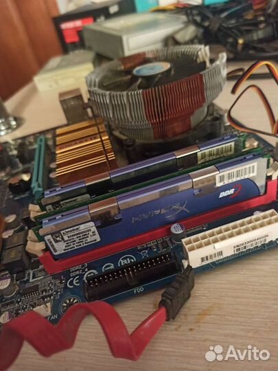 Комплект материнская плата 775 сокет