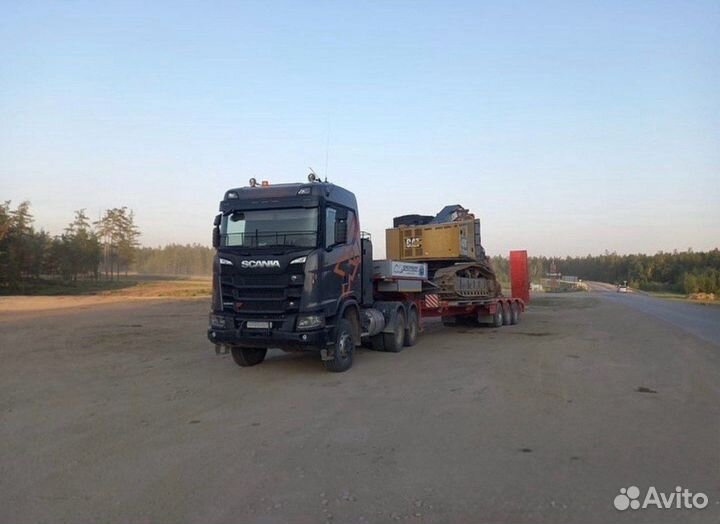 Перевозка негабарита, услуги трала