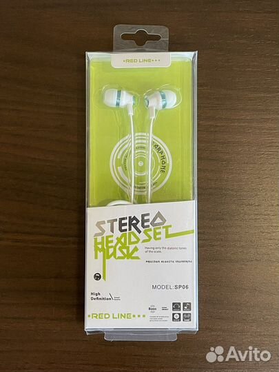 Проводные наушники RED-line SP06 White