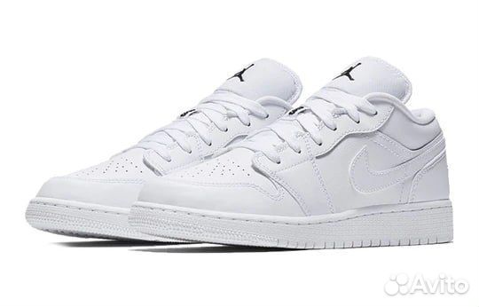 Мужские кроссовки Air Jordan 1 Low 'White Black'