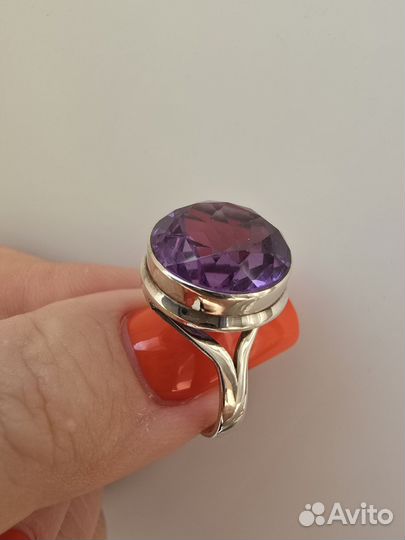 Кольцо и серьги с александритом