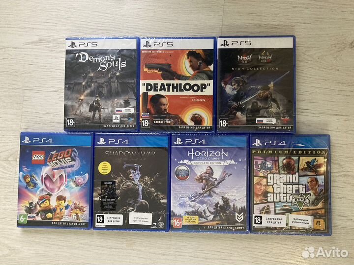 Игры Ps4/Ps5/Xbox новые