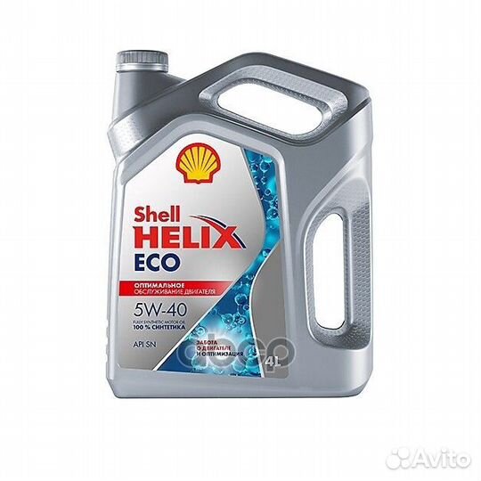Масло моторное shell Helix Eco 5W-40 4л. Shell