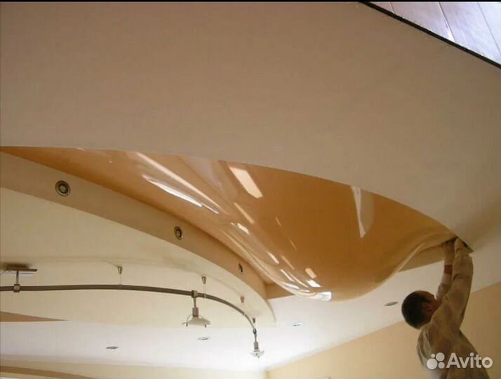 Ремонт натяжных потолков