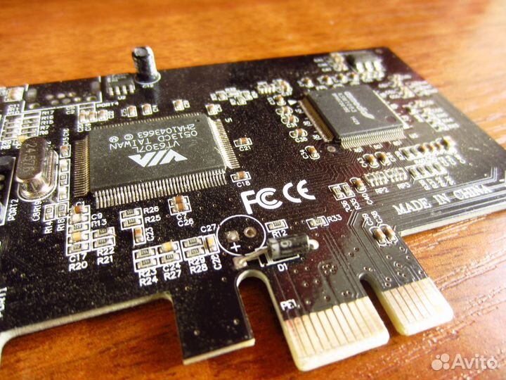 Плата PCI Express x1 - FireWire400 6/4pin iEEE1394