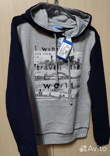 Джемпер (толстовка) для мальчика новый Futurino. С