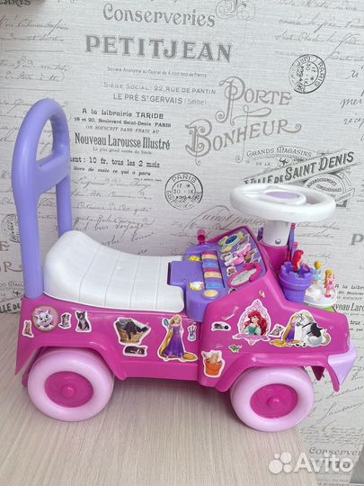 Машинка каталка толокар Kiddieland Принцессы