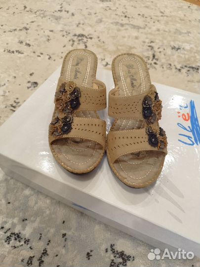 Босоножки Сабо+туфли летние тапочки 37-38 пакетом