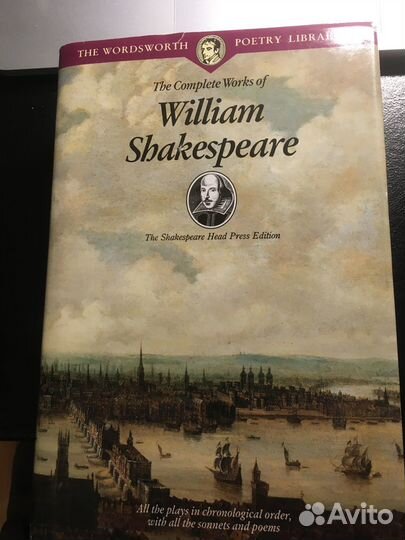 Книга У.Шекспир - полное собрание сочинений (англ