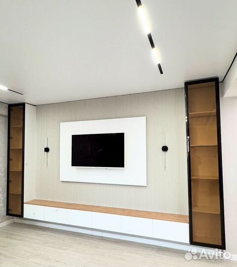 Тв зона с подсветкой