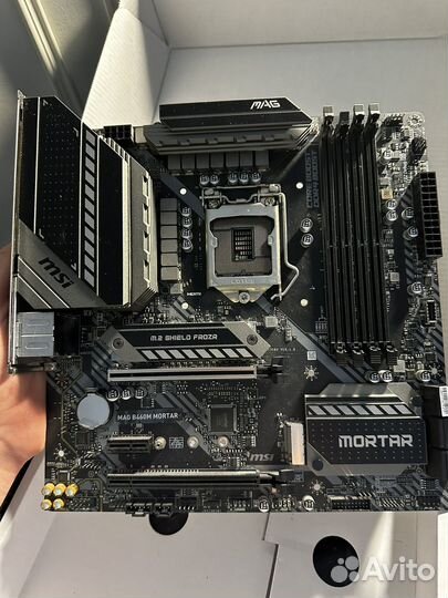 Продам материнскую плату msi b460m mortar