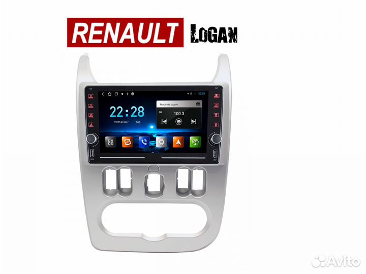 Topway ts7 Renault Logan 1 1/16gb крутилки