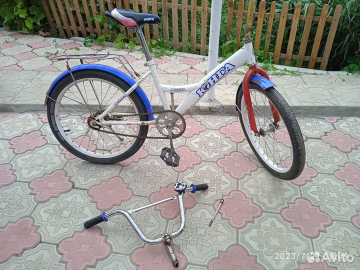 На запчасти велосипед