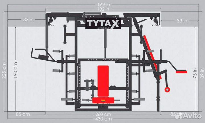 Многофункциональный силовой комплекс Tytax T3-X