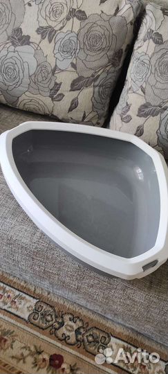 Туалет для кошек с бортом 