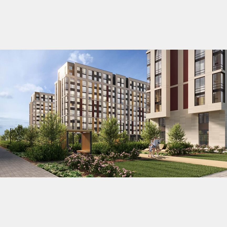 1-к. квартира, 33,6 м², 5/12 эт.